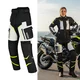 W-TEC Warao Damen-Moto-Hose - schwarz-blau - schwarz-blau
